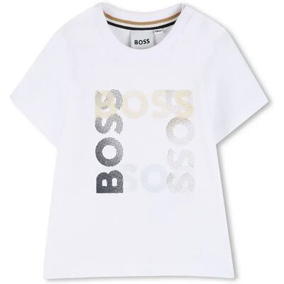 Boss Maglietta A Maniche Corte J52882 White 12 Mesi Boss Maglietta A Maniche Corte J52882 White 12 Mesi