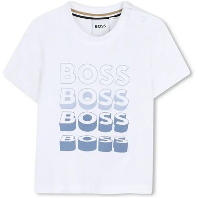 Boss Maglietta A Maniche Corte J52889 White 3 Mesi Boss Maglietta A Maniche Corte J52889 White 3 Mesi