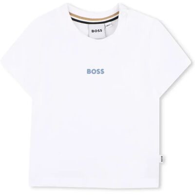 Boss Maglietta A Maniche Corte J52891 White 6 Mesi Boss Maglietta A Maniche Corte J52891 White 6 Mesi