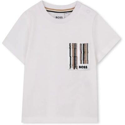 Boss Maglietta A Maniche Corte J52895 White 6 Mesi Boss Maglietta A Maniche Corte J52895 White 6 Mesi