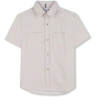 Boss Camicia A Maniche Corte J5292 Ivory 16 Anni Boss Camicia A Maniche Corte J5292 Ivory 16 Anni