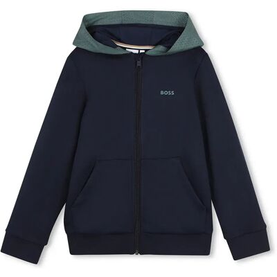 Boss Felpa Con Zip J52950 Marine 14 Anni Boss Felpa Con Zip J52950 Marine 14 Anni