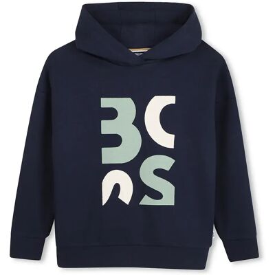 Boss Felpa Con Cappuccio J52972 Marine 14 Anni Boss Felpa Con Cappuccio J52972 Marine 14 Anni