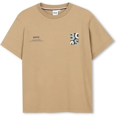 Boss Maglietta A Maniche Corte J5297 Dark Beige 6 Anni Boss Maglietta A Maniche Corte J5297 Dark Beige 6 Anni