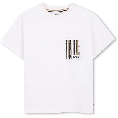 Boss Maglietta A Maniche Corte J52975 White 14 Anni Boss Maglietta A Maniche Corte J52975 White 14 Anni