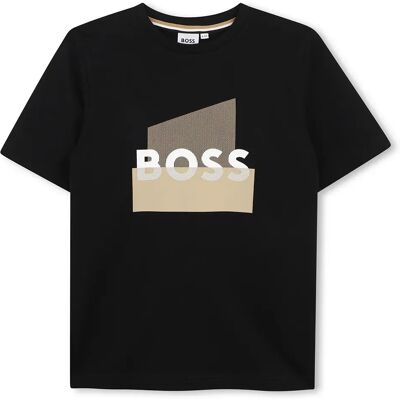Boss Maglietta A Maniche Corte J52978 Black 12 Anni Boss Maglietta A Maniche Corte J52978 Black 12 Anni
