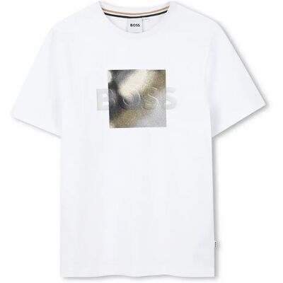 Boss Maglietta A Maniche Corte J52980 White 12 Anni Boss Maglietta A Maniche Corte J52980 White 12 Anni
