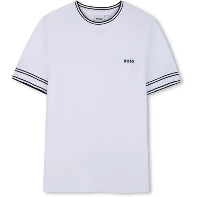 Boss Maglietta A Maniche Corte J52981 White 10 Anni Boss Maglietta A Maniche Corte J52981 White 10 Anni