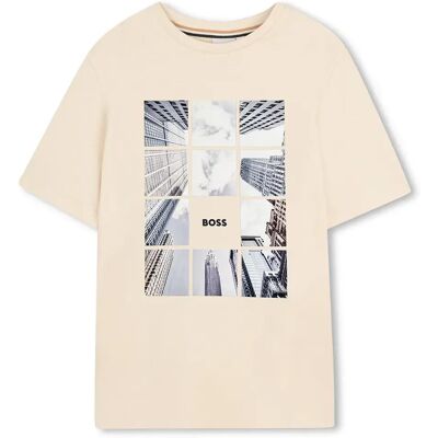 Boss Maglietta A Maniche Corte J52988 Sand 12 Anni Boss Maglietta A Maniche Corte J52988 Sand 12 Anni
