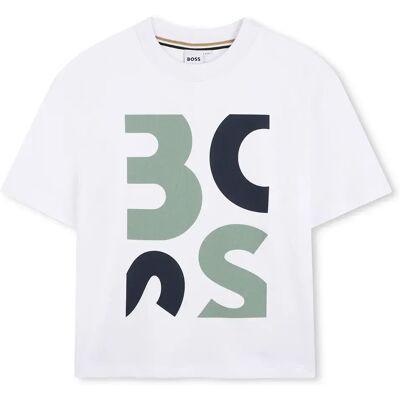 Boss Maglietta A Maniche Corte J52990 White 12 Anni Boss Maglietta A Maniche Corte J52990 White 12 Anni