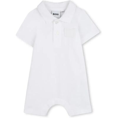Boss Tuta Corta Con Maniche Corte J53033 White 12 Mesi Boss Tuta Corta Con Maniche Corte J53033 White 12 Mesi