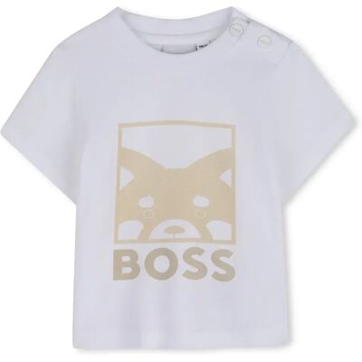 Boss Maglietta A Maniche Corte J5303 White 6 Mesi Boss Maglietta A Maniche Corte J5303 White 6 Mesi