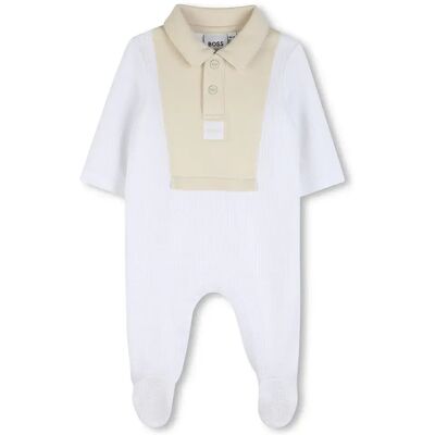 Boss Pigiama A Maniche Lunghe J5300 White 9 Mesi Boss Pigiama A Maniche Lunghe J5300 White 9 Mesi