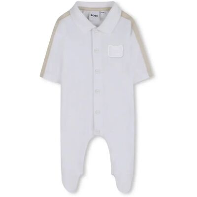Boss Pigiama A Maniche Lunghe J5301 White 3 Mesi Boss Pigiama A Maniche Lunghe J5301 White 3 Mesi
