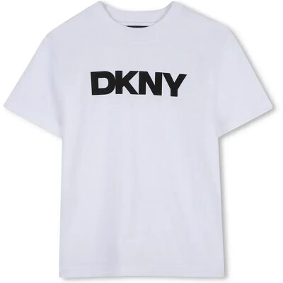 DKNY Maglietta A Maniche Corte D62617 White 12 Anni DKNY Maglietta A Maniche Corte D62617 White 12 Anni