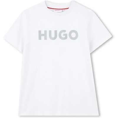 Hugo Maglietta A Maniche Corte G01016 White 12 Anni Hugo Maglietta A Maniche Corte G01016 White 12 Anni
