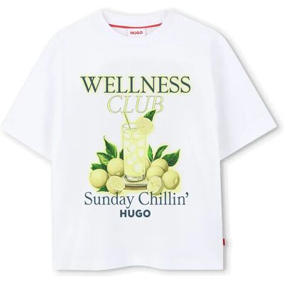 Hugo Maglietta A Maniche Corte G01017 White 6 Anni Hugo Maglietta A Maniche Corte G01017 White 6 Anni