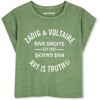 Zadig & Voltaire Maglietta A Maniche Corte X60532 Willow Branch 8 Anni Zadig & Voltaire Maglietta A Maniche Corte X60532 Willow Branch 8 Anni