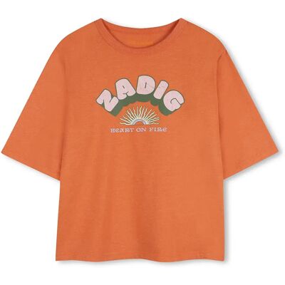 Zadig & Voltaire Maglietta A Maniche Corte X60539 Tangerine 12 Anni Zadig & Voltaire Maglietta A Maniche Corte X60539 Tangerine 12 Anni