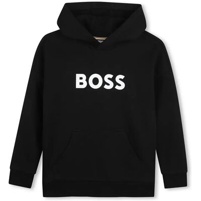 Boss Felpa Con Cappuccio J52969 Black 6 Anni Boss Felpa Con Cappuccio J52969 Black 6 Anni