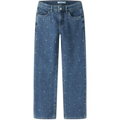 Name It Jeans Rose Straight Fit Faded Denim 9 Anni Name It Jeans Rose Straight Fit Faded Denim 9 Anni