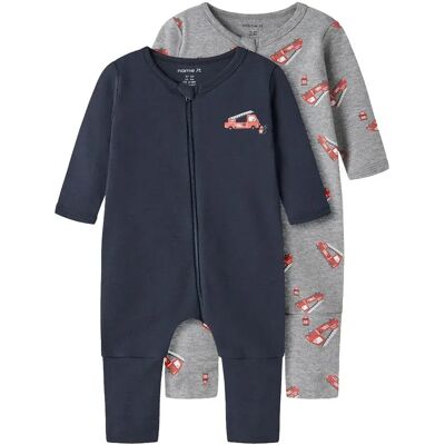 Name It Pigiama A Maniche Lunghe Firetruck 2 Unità Grey Melange / W / Dark Sapphire 2 Mesi Name It Pigiama A Maniche Lunghe Firetruck 2 Unità Grey Melange / W / Dark Sapphire 2 Mesi