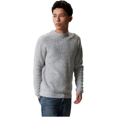 Name It Maglione Kleave O-neck Knit Light Grey Melange 11-12 Anni Name It Maglione Kleave O-neck Knit Light Grey Melange 11-12 Anni