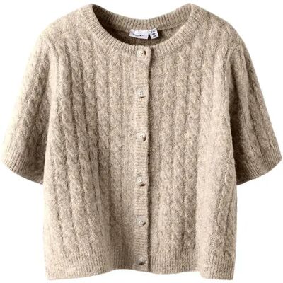 Name It Cardigan Nalisa Loose Knit Peyote Melange 5 Anni Name It Cardigan Nalisa Loose Knit Peyote Melange 5 Anni