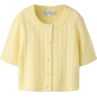Name It Cardigan Nalisa Loose Knit Sunlight 7-8 Anni Name It Cardigan Nalisa Loose Knit Sunlight 7-8 Anni