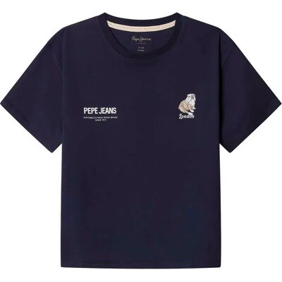 Pepe Jeans Maglietta A Maniche Corte Cutbert Navy 12 Anni Pepe Jeans Maglietta A Maniche Corte Cutbert Navy 12 Anni