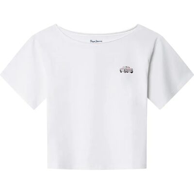 Pepe Jeans Maglietta A Maniche Corte Galya White 6 Anni Pepe Jeans Maglietta A Maniche Corte Galya White 6 Anni