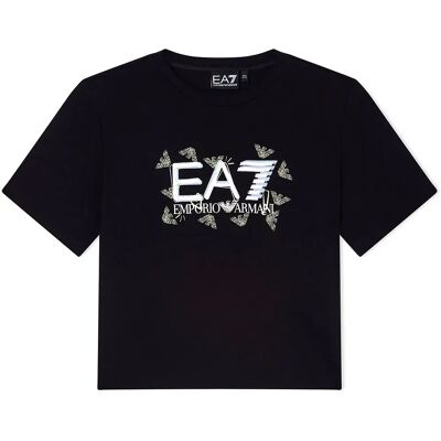 Ea7 Emporio Armani Maglietta A Maniche Corte 7g000151_af10373 Black 12 Anni Ea7 Emporio Armani Maglietta A Maniche Corte 7g000151_af10373 Black 12 Anni