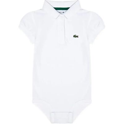 Lacoste Kids Body A Maniche Corte 7120 White 6 Mesi Lacoste Kids Body A Maniche Corte 7120 White 6 Mesi