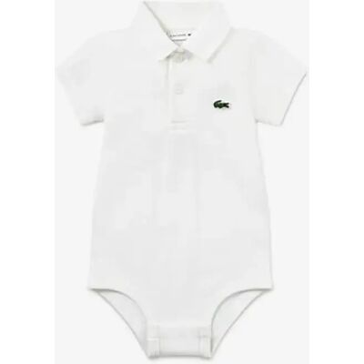 Lacoste Kids Body A Maniche Corte 67118 White 12 Mesi Lacoste Kids Body A Maniche Corte 67118 White 12 Mesi