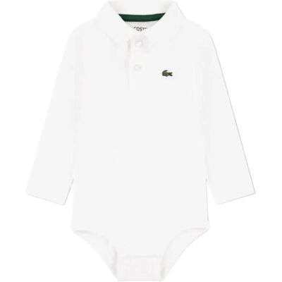 Lacoste Kids Body A Maniche Lunghe 67338 White 24 Mesi Lacoste Kids Body A Maniche Lunghe 67338 White 24 Mesi