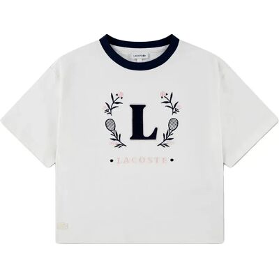 Lacoste Kids Maglietta A Maniche Corte 7620 Farine 16 Anni Lacoste Kids Maglietta A Maniche Corte 7620 Farine 16 Anni