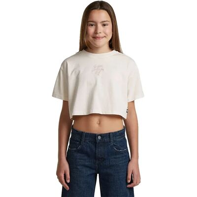 G-star Top A Maniche Corte D29669-01 Butter 12 Anni G-star Top A Maniche Corte D29669-01 Butter 12 Anni