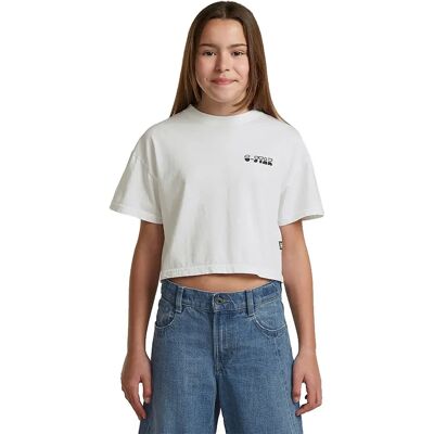 G-star Top A Maniche Corte D29721-01 White 16 Anni G-star Top A Maniche Corte D29721-01 White 16 Anni