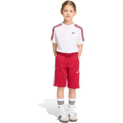 Adidas Originals Set 3 Stripe Short Tee White / White 3-4 Anni Adidas Originals Set 3 Stripe Short Tee White / White 3-4 Anni