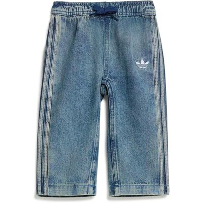 Adidas Originals Jeans Firebird Track Worn Blue Denim 6-9 Mesi Adidas Originals Jeans Firebird Track Worn Blue Denim 6-9 Mesi