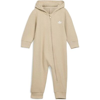 Adidas Originals Tuta A Maniche Lunghe Regular Hooded Winterized Rib Onesie Khaki Three 12-18 Mesi Adidas Originals Tuta A Maniche Lunghe Regular Hooded Winterized Rib Onesie Khaki Three 12-18 Mesi