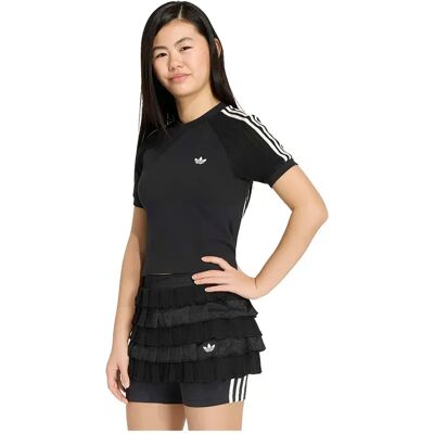Adidas Originals Maglietta A Maniche Corte Slim Knitted 3 Stripes Black 9-10 Anni Adidas Originals Maglietta A Maniche Corte Slim Knitted 3 Stripes Black 9-10 Anni