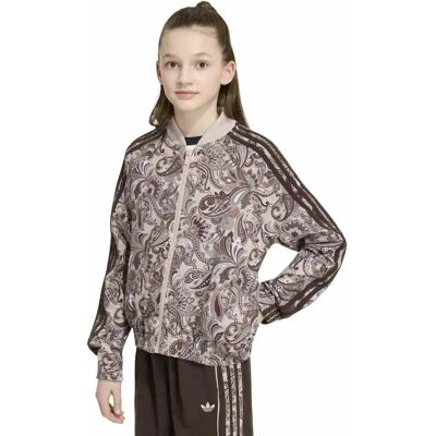Adidas Originals Felpa Con Zip Sst Loose Cropped Paisley Multicolor / Khaki Three 13-14 Anni Adidas Originals Felpa Con Zip Sst Loose Cropped Paisley Multicolor / Khaki Three 13-14 Anni