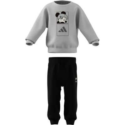 Adidas Set Disney Mickey Mouse Light Grey Heather / Off White 6-9 Mesi Adidas Set Disney Mickey Mouse Light Grey Heather / Off White 6-9 Mesi