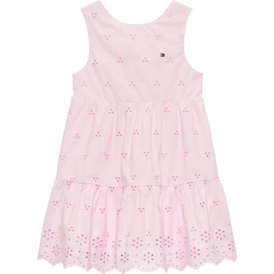 Tommy Hilfiger Vestito Corto Senza Maniche Kg0kg0917 Pearly Pink 6 Anni Tommy Hilfiger Vestito Corto Senza Maniche Kg0kg0917 Pearly Pink 6 Anni