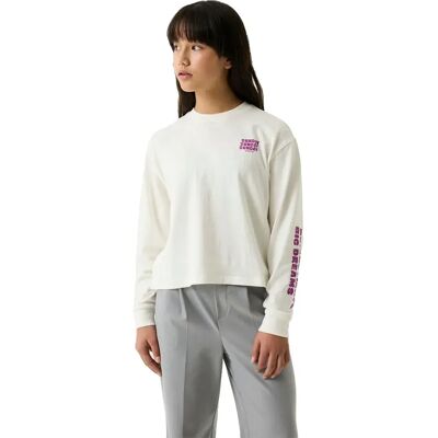 Garcia Maglietta A Maniche Lunghe S26260 Off White 16 Anni Garcia Maglietta A Maniche Lunghe S26260 Off White 16 Anni