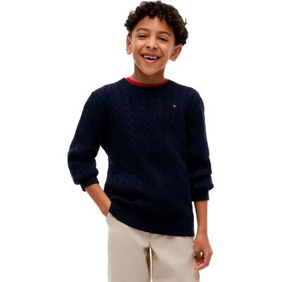 Tommy Hilfiger Maglione Kb0kb09753 Dark Night Navy 3 Anni Tommy Hilfiger Maglione Kb0kb09753 Dark Night Navy 3 Anni
