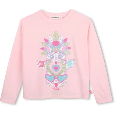 Billieblush Maglietta A Maniche Lunghe U22383 Pink 12 Anni Billieblush Maglietta A Maniche Lunghe U22383 Pink 12 Anni