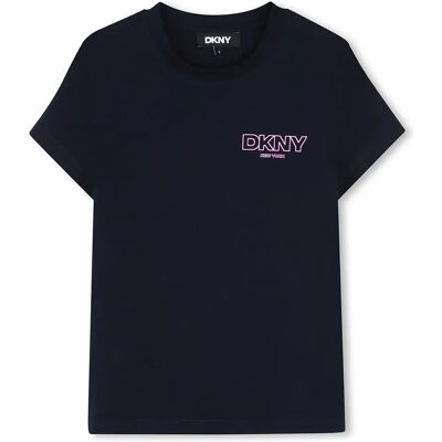 DKNY Maglietta A Maniche Corte D62913 Marine 10 Anni DKNY Maglietta A Maniche Corte D62913 Marine 10 Anni