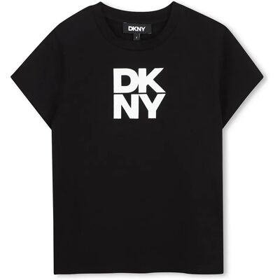 DKNY Maglietta A Maniche Corte D62916 Black 12 Anni DKNY Maglietta A Maniche Corte D62916 Black 12 Anni